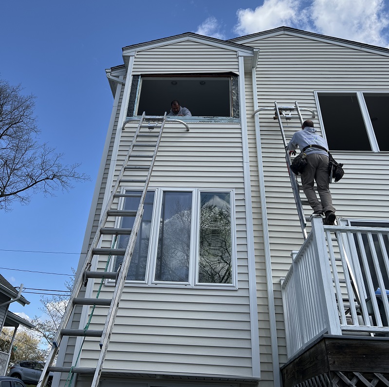 This house had around 25 replacement windows 